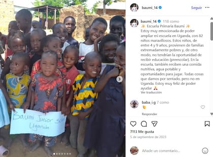 Baumgartner detectó las principales falencias de la comunidad rural de Uganda y puso manos a la obra