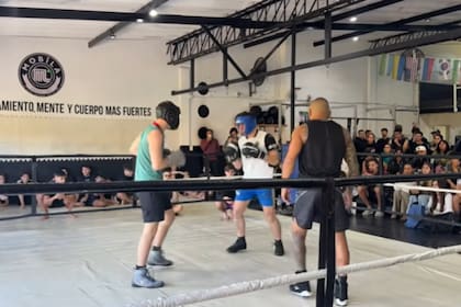 Bautista disputó su primera pelea (Foto: Captura de video)