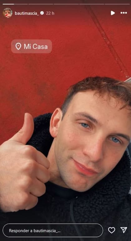 Bautista Mascia cambió su look