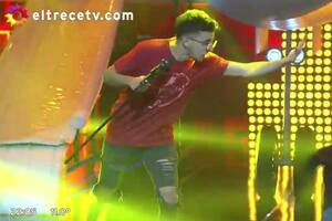 Bautista Noya, de cuatro años, hizo su debut televisivo junto a su padre el actor Rodrigo Noya.