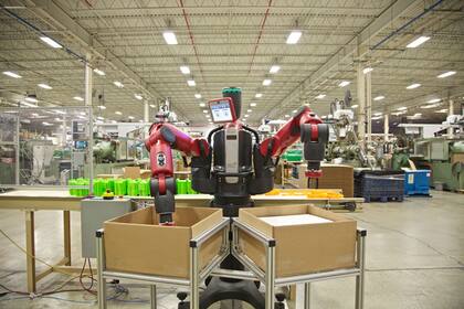 Baxter, un robot equipado con sensores que busca generar un ambiente de trabajo más seguro en entornos industriales