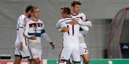 Bayern ganó con gol de Muller