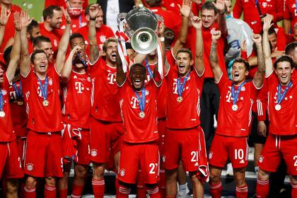 Bayern Munich celebra la Champions que le ganaron a PSG en 2020