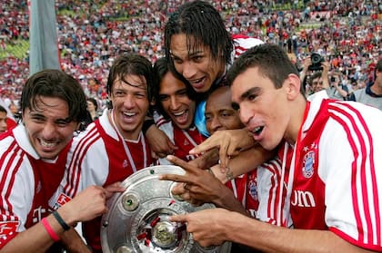 Varios sudamericanos hicieron historia en Bayern Múnich: Claudio Pizarro, Martín Demichelis, Roque Santa Cruz y Lucio, entre otros. 