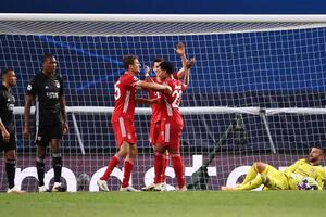 Bayern Munich goleó 3-0 a Lyon y jugará con PSG la final de la Champions League