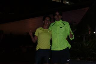 Miguel Bárzola y Nadia Rodríguez, con la toda ilusión ya están en Valencia