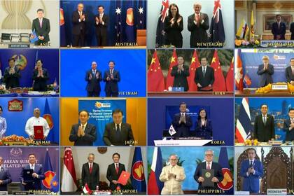 El nuevo bloque comercial está formado por 15 países.