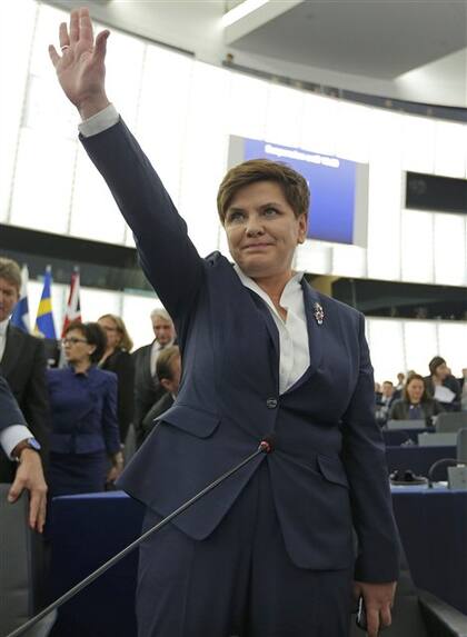 Beata Szydlo, la primera ministra polaca