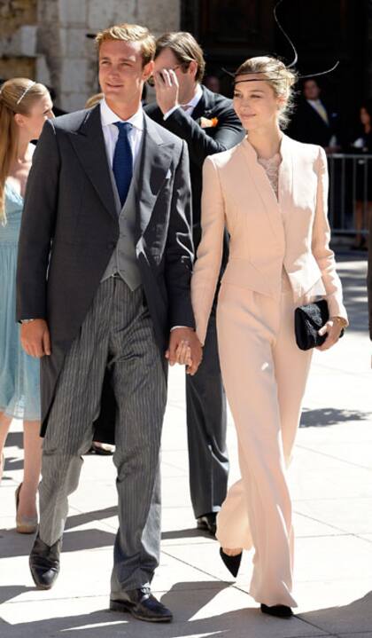 Beatrice Borromeo y Pierre Casiraghi, la pareja con más estilo de la boda real de Luxemburgo