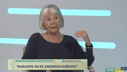 Beatriz Sarlo, escritora y ensayista