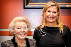 Beatriz y la reina Máxima coincidieron en un evento y deslumbraron con sus looks (Foto: Instagram @patrickvkatwijk)