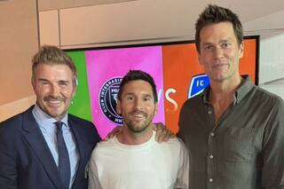 La foto viral de Messi junto a David Beckham y Tom Brady en Miami: "Exceso de calidad"
