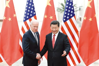 Los presidentes Xi Jinping y Joe Biden en mayo pasado