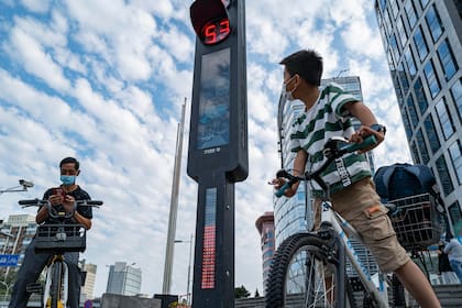 Semáforos inteligentes en Beijing, China
