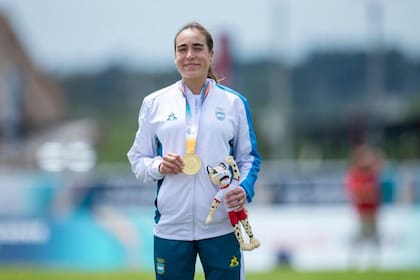 Belén Casetta ganó la carrera de 3000 metros con obstáculos y se alzó con la medalla de oro