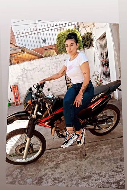 Belén Nani, en diciembre de 2021, cinco meses antes de terminar presa por el asesinato de su pareja, Daniel Enrique Arias