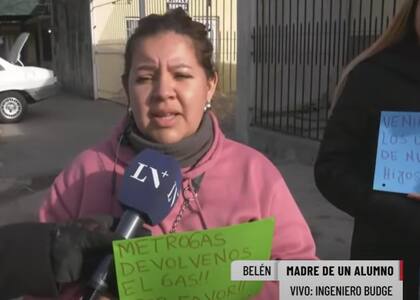 Belén, una de las madres que conversó con LN+