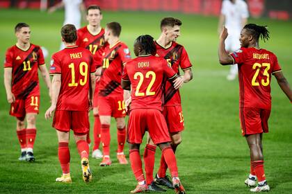 Bélgica arrolló 8-0 a Bielorrusia