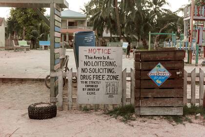 En Belice, los carteles y señales están en inglés (Foto: Archivo)