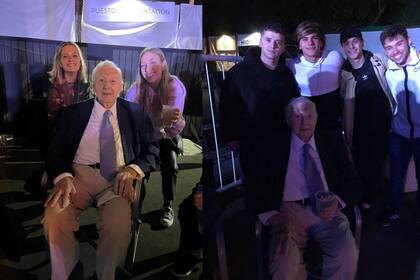 Belito junto a sus nietos en la Bresh (Captura Twitter)