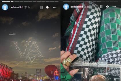 Bella Hadid se unió al evento para recordar al creador de Off White