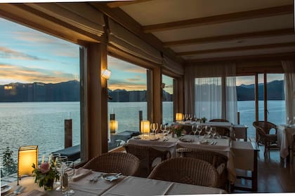Belluno, uno de los dos restaurantes del hotel, ofrece sabores patagónicos con inspiración mediterránea.