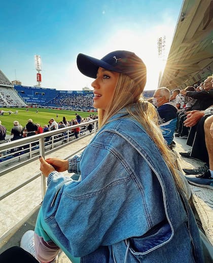 Beltrán en el Estadio José Amalfitani, en el partido de Vélez contra San Lorenzo