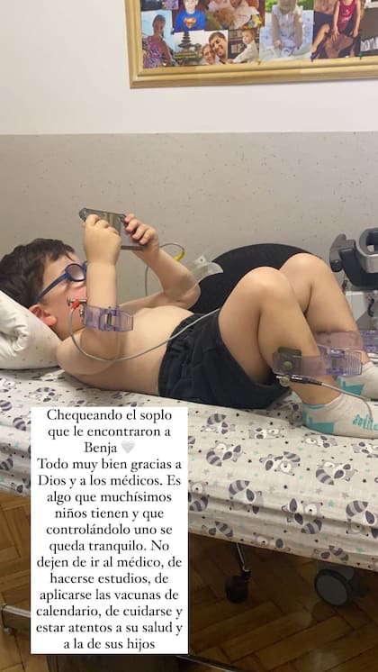 Belu Lucius habló del problema de salud de su hijo menor
