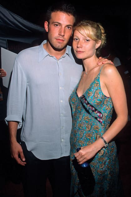 Ben Affleck y Gwyneth Paltrow en la premier de Armageddon, en 1998