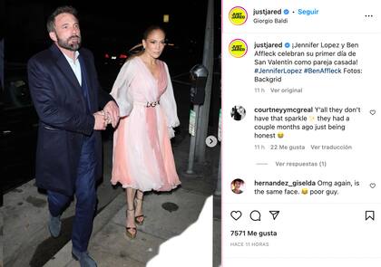 Ben Affleck y JLo celebraron San Valentín en un restaurante italiano de California