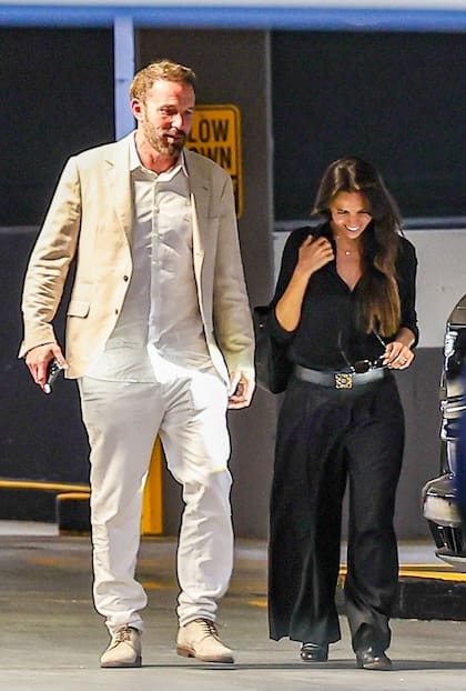 Ben Affleck y su amiga Luciana Barroso, esposa de Matt Damon