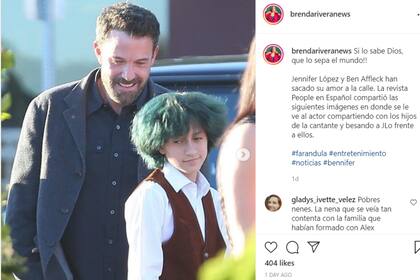 Ben Affleck ya conoció a los hijos de la cantante