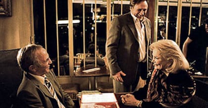 Ben Gazzara, Gérard Depardieu y Gena Rowlands, en un pasaje del film