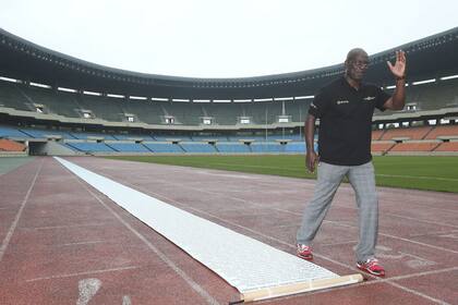 Ben Johnson volvió a Seúl para una campaña contra las drogas