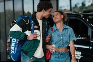 La reacción viral de Trinity Rodman al abrazar a Ben Shelton y el tajante mensaje de él