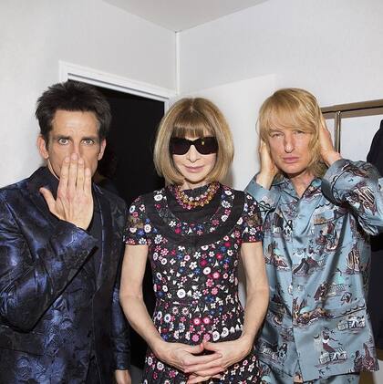 Ben Stiller, Anna Wintour y Owen Wilson
