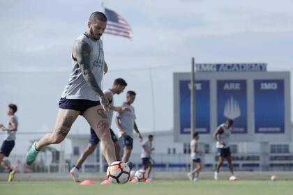 Benedetto volvió a reencontrarse con la red