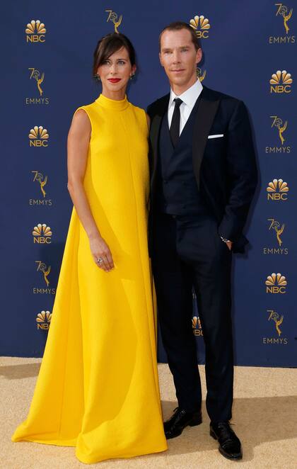 Benedict Cumberbatch y su mujer