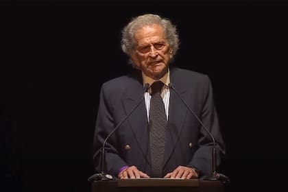 Benegas Lynch en el acto de Milei