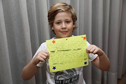 Benicio Dadic, de 8 años