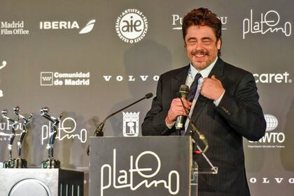 Benicio del Toro, en la conferencia de prensa que brindó este viernes
