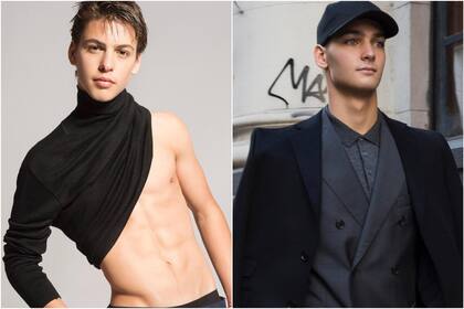 Benicio y Tiziano Gravier debutaron como modelos (Foto: Instagram @valeriamazzaok)