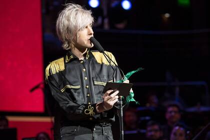 Benito Cerati, otro artista que llevó el pañuelo verde hasta el escenario