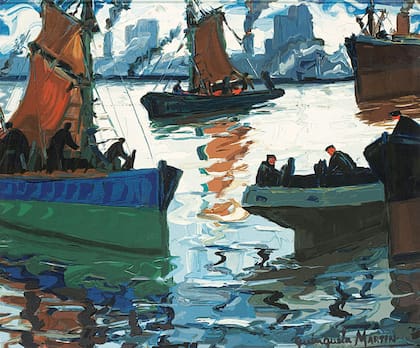 Benito Quinquela Martin y sus pinturas de la ribera