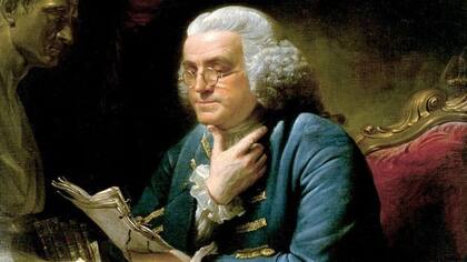 Benjamin Franklin es un ejemplo de que las personas exitosas pueden tener el escritorio desordenado.