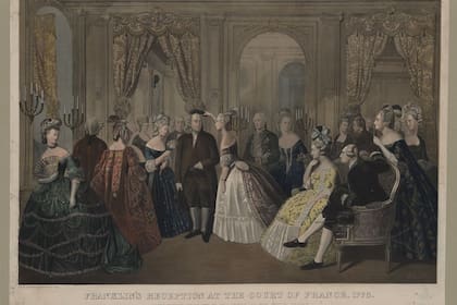 Benjamin Franklin representó al nuevo país en Francia durante la Revolución Americana