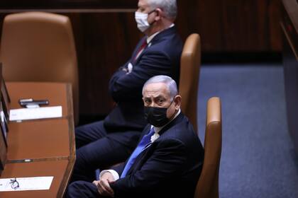 Benjamin Netanyahu, en el Parlamento israelí