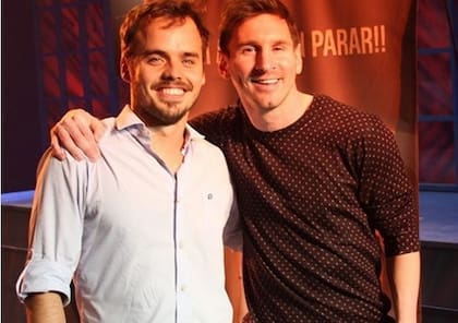 Benjamín Rojas y Lionel Messi