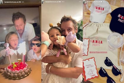 Benjamín Vicuña celebró los siete años de su hija Magnolia (Foto: Instagram @benjaminvicuna.ok)