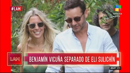 Benjamín Vicuña confirmó recientemente su separación de Eli Sulichin